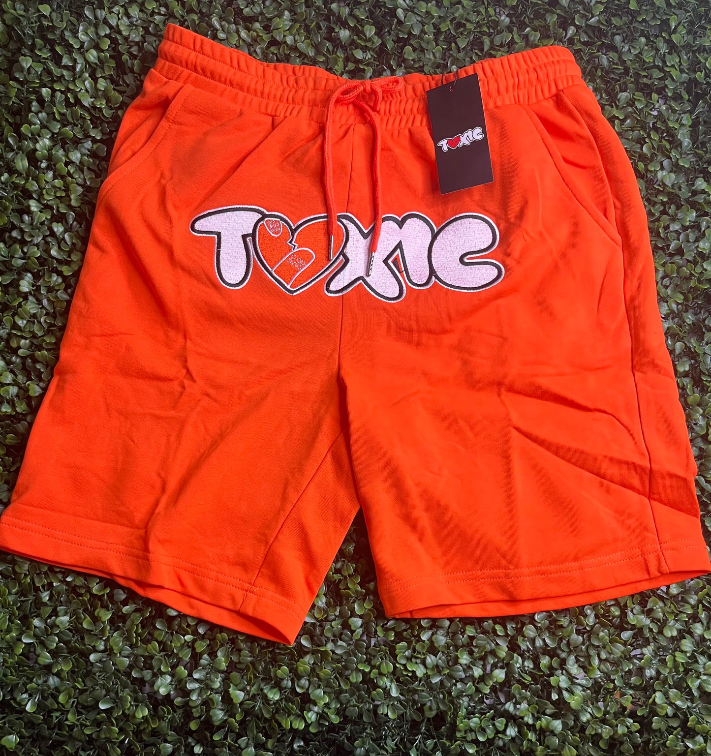 Orange Toxic Shorts